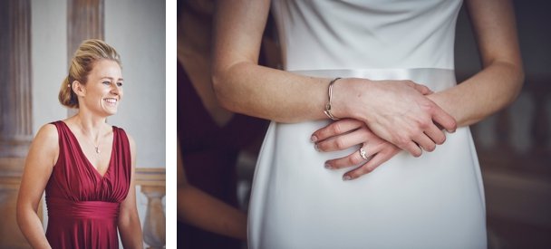 relaxed documentary wedding photography of bridal preps at Rockbeare Manor Devon