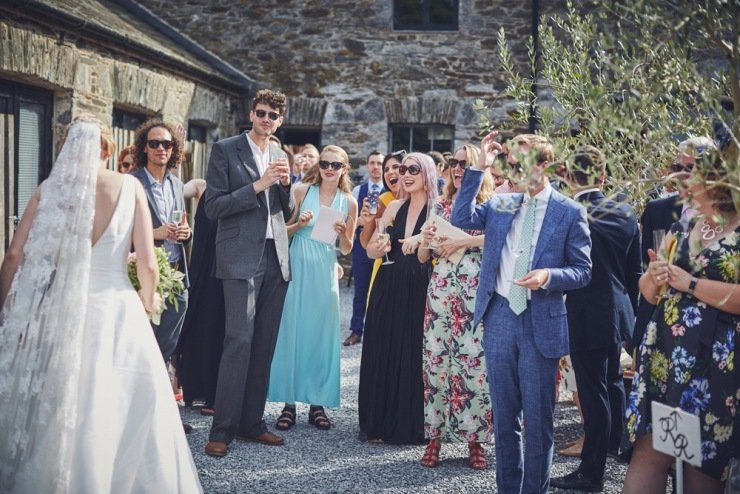 relaxed wedding photography at Anran in Devon