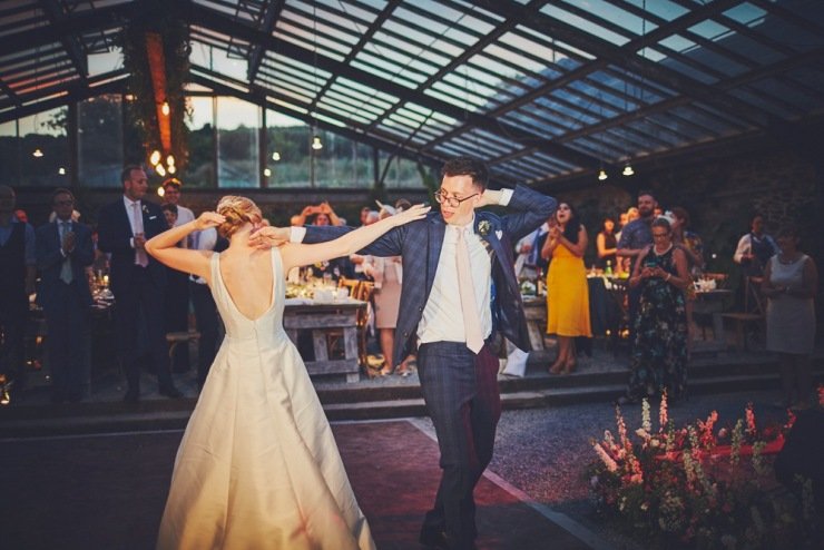 relaxed wedding photography at Anran in Devon