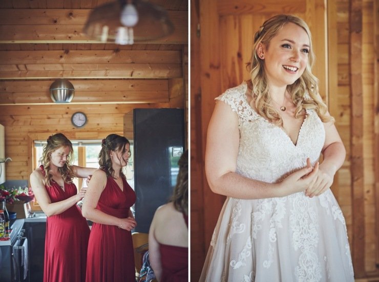 Wedding photography at The Corn Barn devon