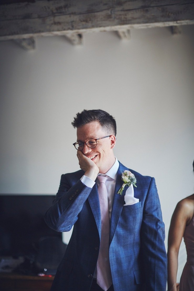 relaxed wedding photography at Anran in Devon