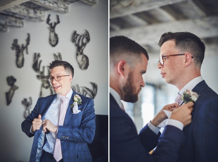 relaxed wedding photography at Anran in Devon